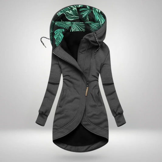 Women’s Long Hooded Quilted Winter Coat