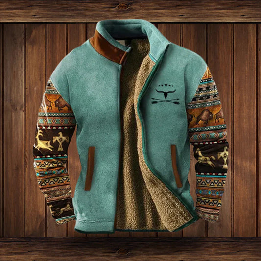 Men’s Vintage Teddy Zip Up Jacket
