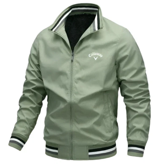 Men’s Classic Zip-Up Bomber Jacket
