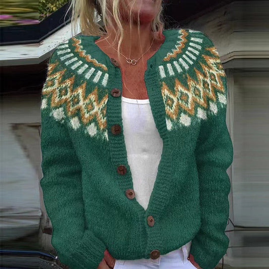 Natalia | Vintage Icelandic Cardigan
