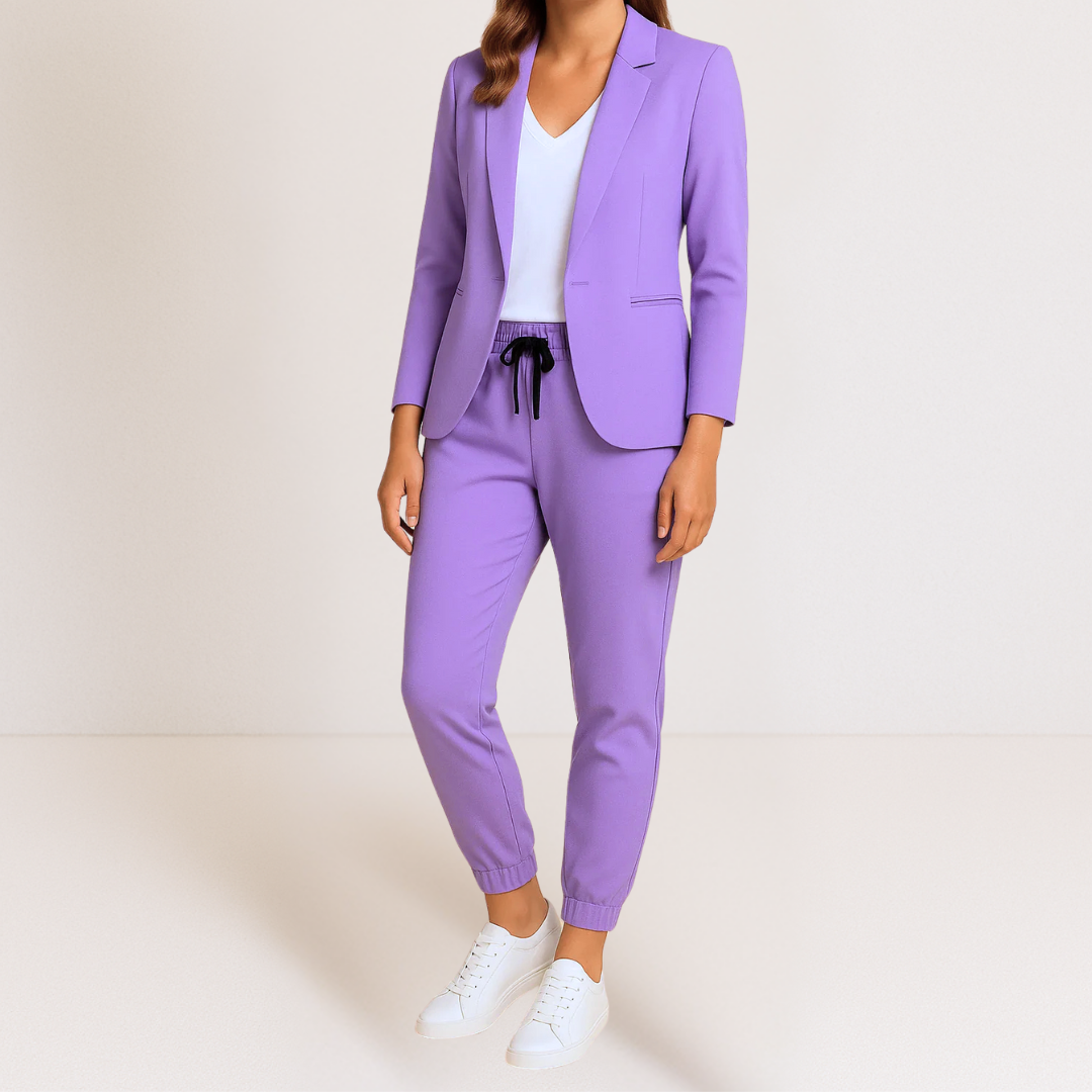 Women’s Tailored Two-Piece Blazer And Pants Set