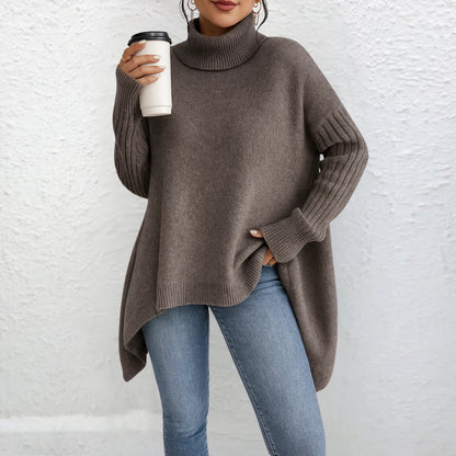 Women’s Casual Relaxed Fit Turtleneck Sweater