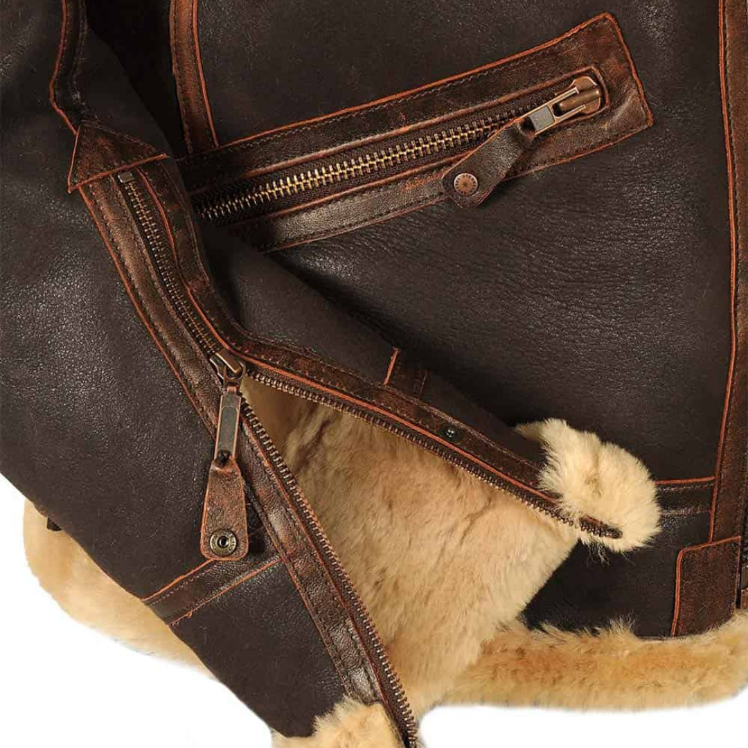 Men’s Classic Aviator Bomber Jacket