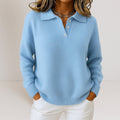 Women’s Soft Knit Collared Sweater
