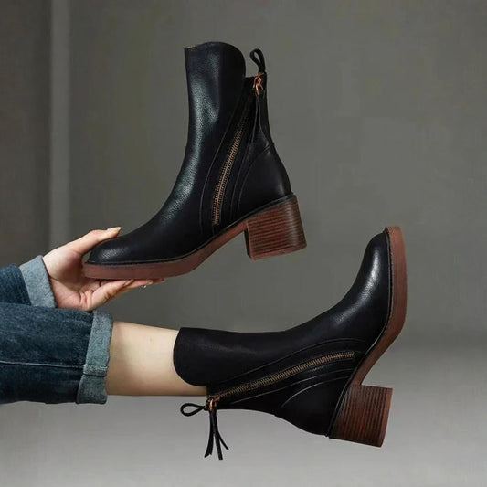Bottines Chelsea classiques à enfiler pour femme