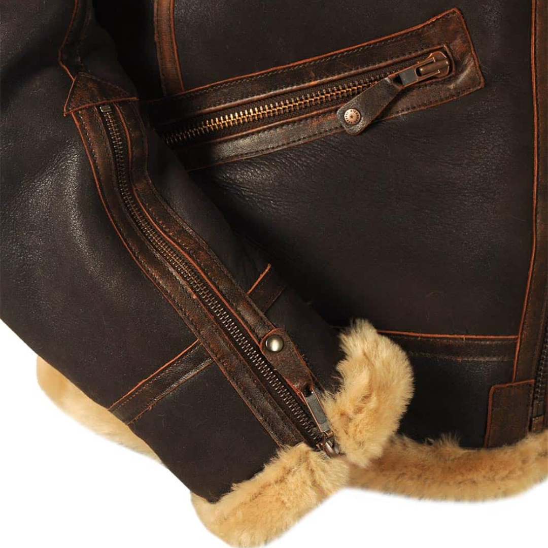 Men’s Classic Aviator Bomber Jacket
