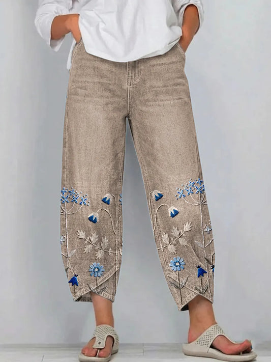 Mirabelle Denim Comfort Trousers