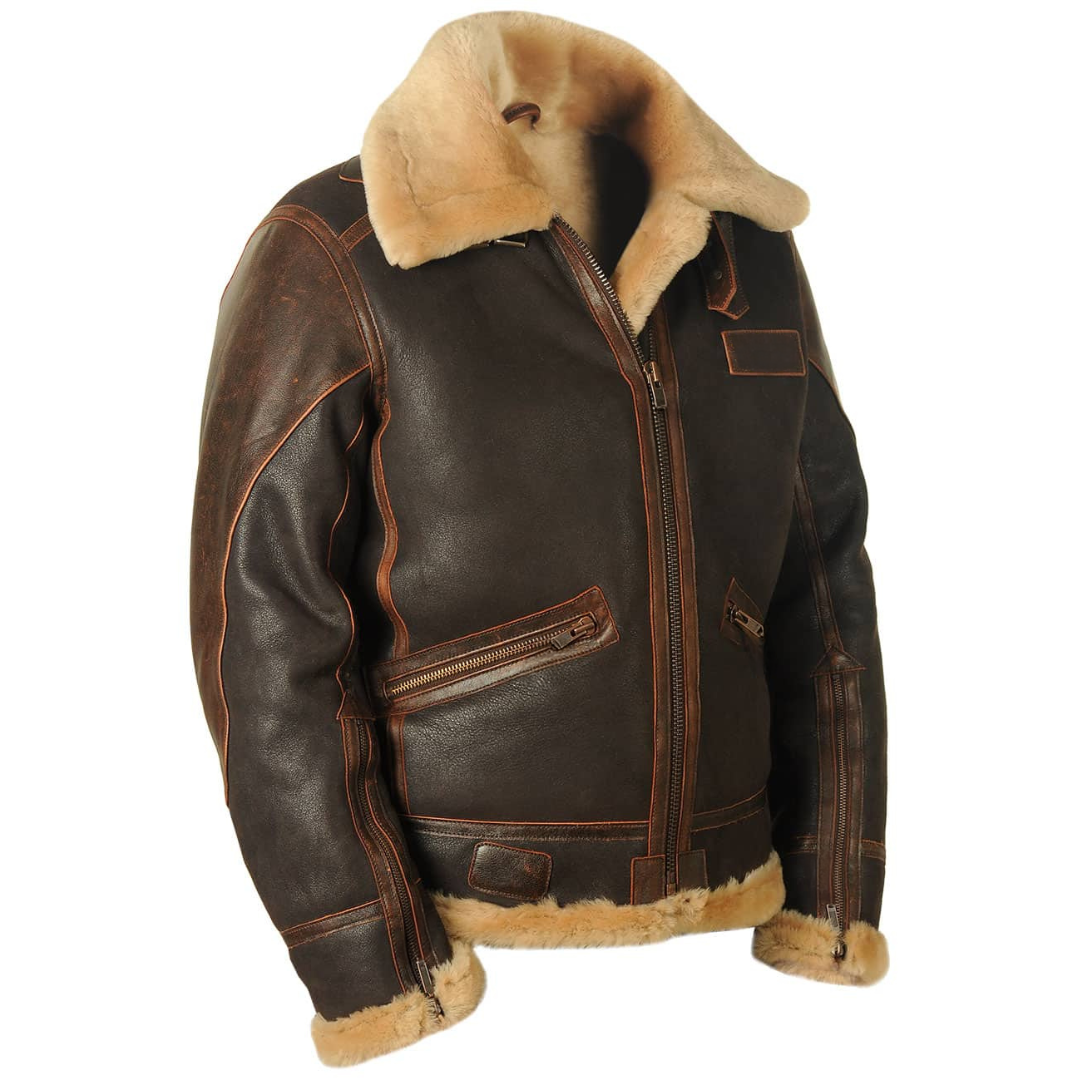 Men’s Classic Aviator Bomber Jacket
