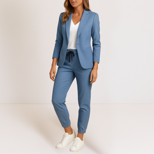 Women’s Tailored Two-Piece Blazer And Pants Set