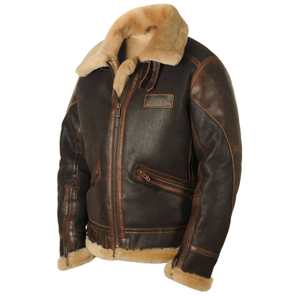 Men’s Classic Aviator Bomber Jacket
