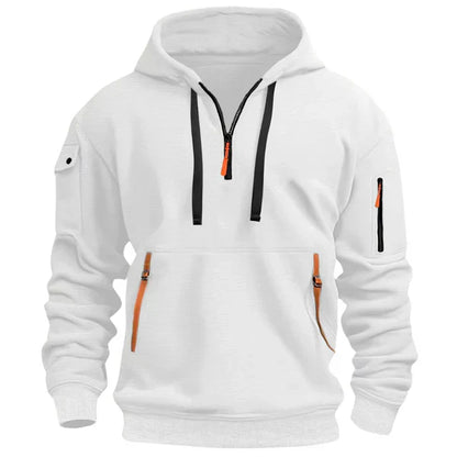 Men’s Oversized Slate Grey Pullover Hoodie