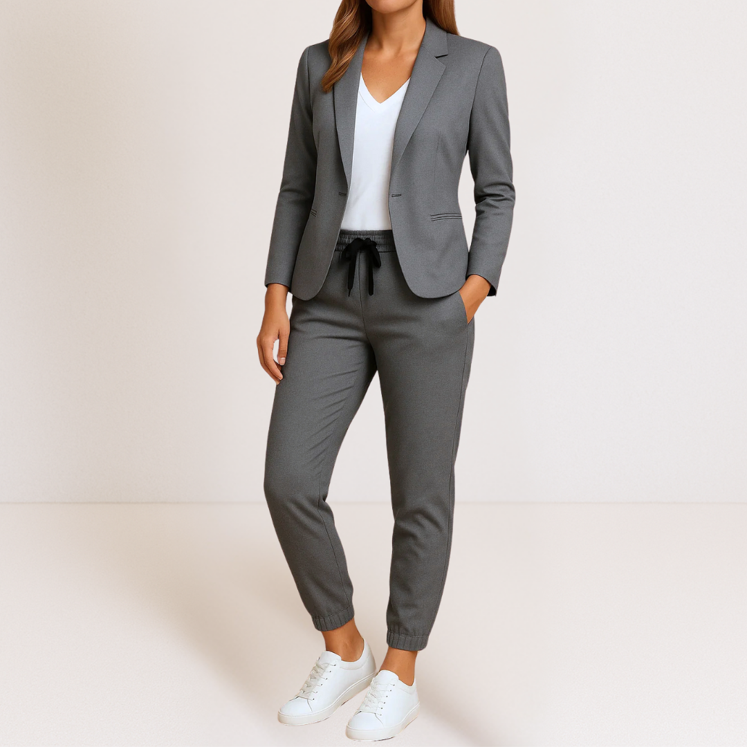 Women’s Tailored Two-Piece Blazer And Pants Set