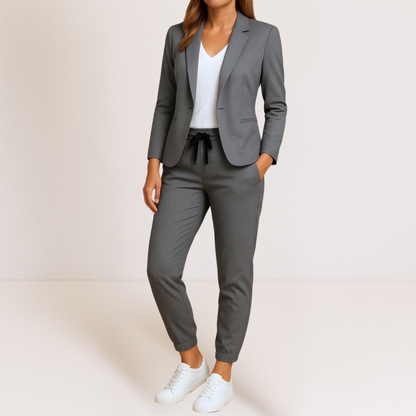 Women’s Tailored Two-Piece Blazer And Pants Set