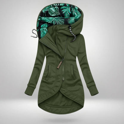 Women’s Long Hooded Quilted Winter Coat