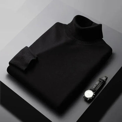 Men’s Ribbed Turtleneck Sweater