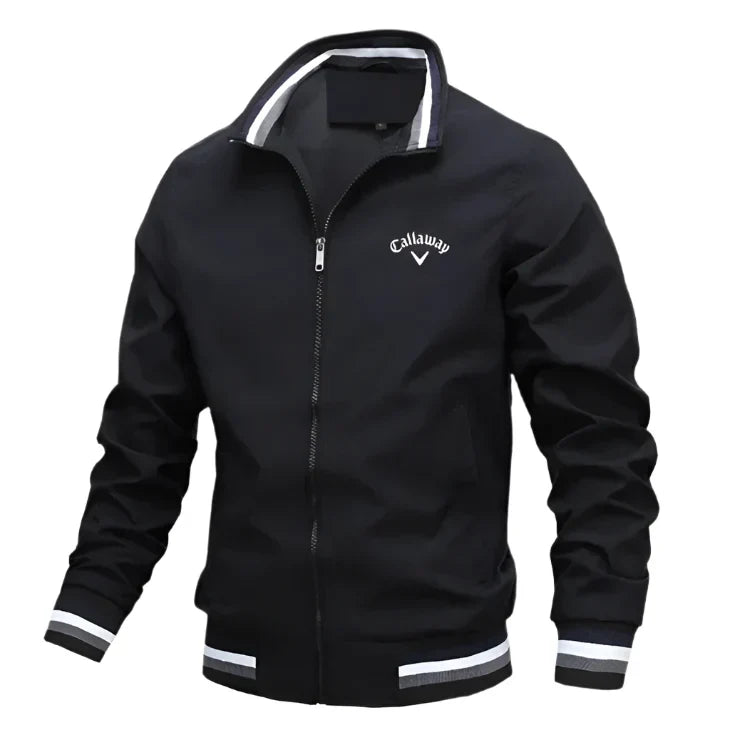 Men’s Classic Zip-Up Bomber Jacket