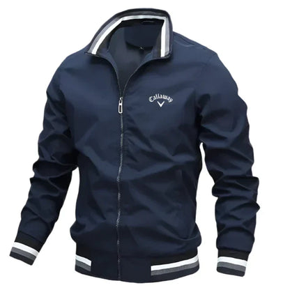 Men’s Classic Zip-Up Bomber Jacket
