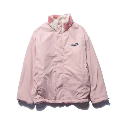 Women’s Reversible Heart Print Hooded Jacket