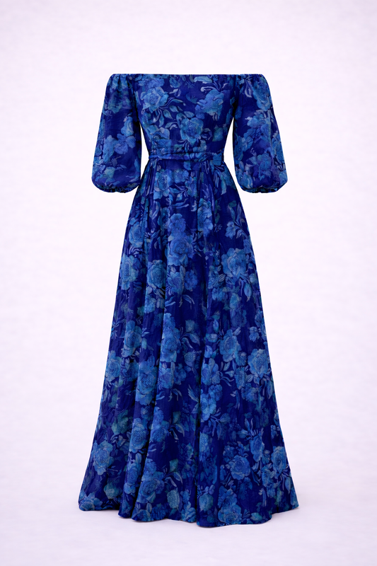 Serena | Off-Shoulder Floral Maxi Dress