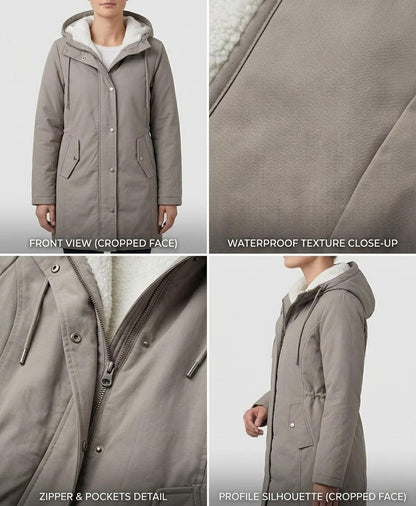 Women’s Warm Hooded Winter Coat