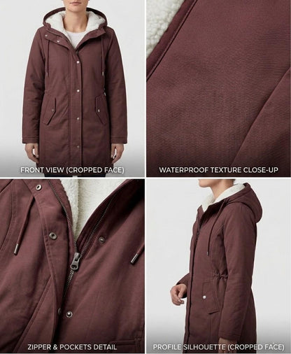 Women’s Warm Hooded Winter Coat