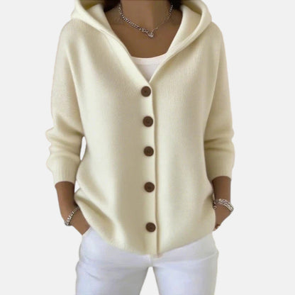 Women’s Soft Hooded Knit Cardigan