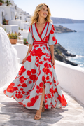 Valeria | Floral Wrap Maxi Dress