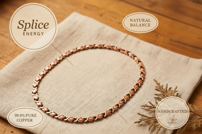 Collier en cuivre à maillons
