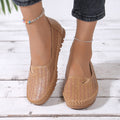 Mila | Perforated Comfort Slip-On Flats