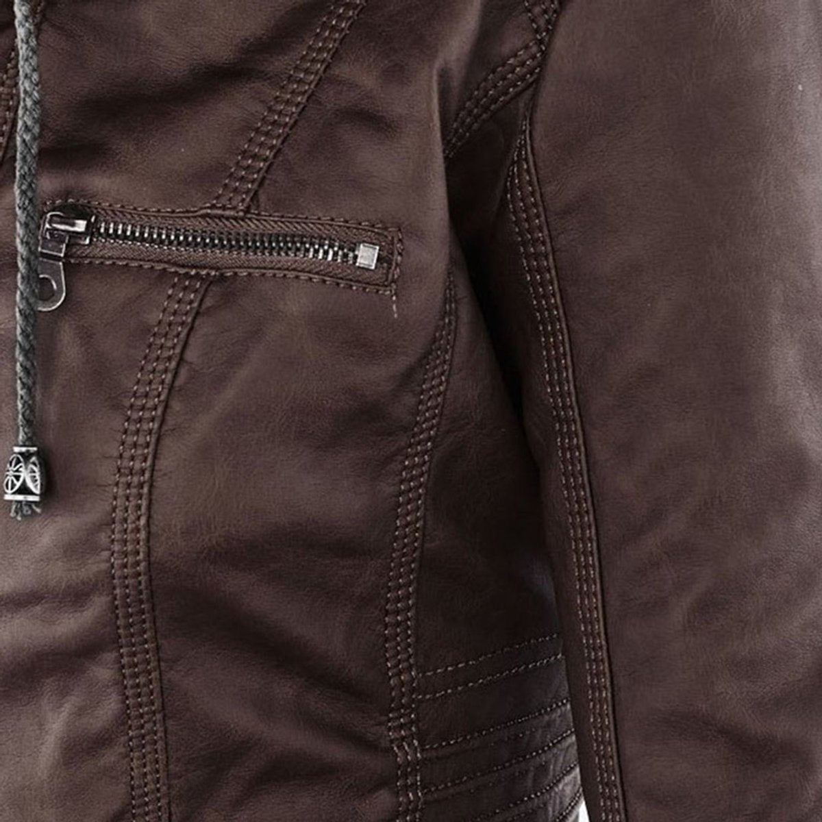 Women’s Zip-Front Biker Jacket